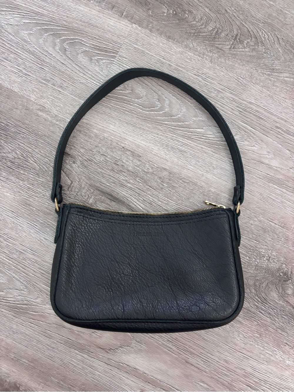 Portland Leather Lucy Shoulder Bag Pebbled black small - Portland Leather Goods